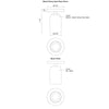 Nola 4-in Black 1 Light Semi-Flush