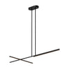 Shift 60-in Black LED Linear Pendant