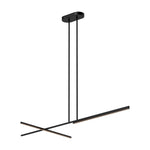 Shift 60-in Black LED Linear Pendant