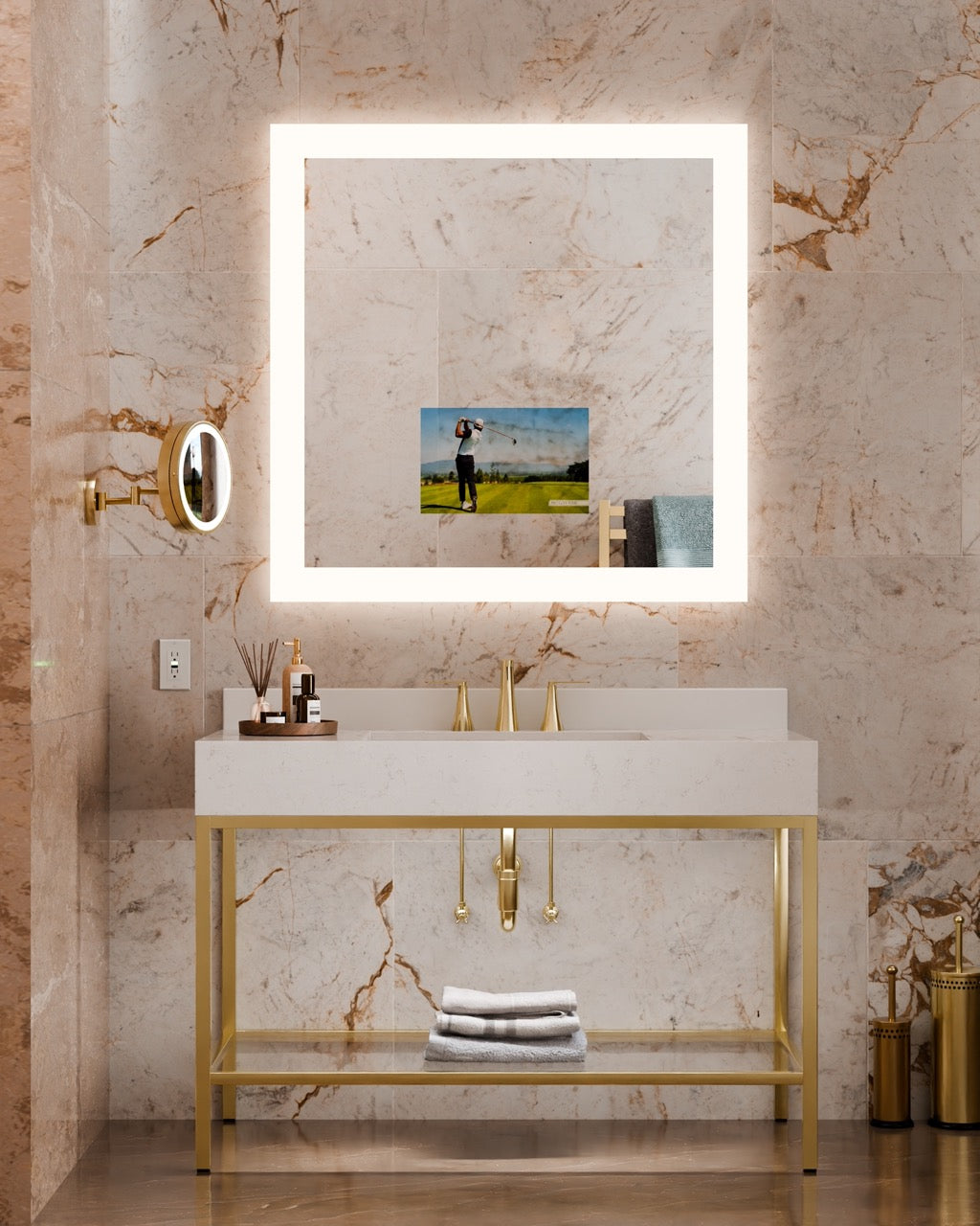 Silhouette™ LED Lighted Mirror TV
