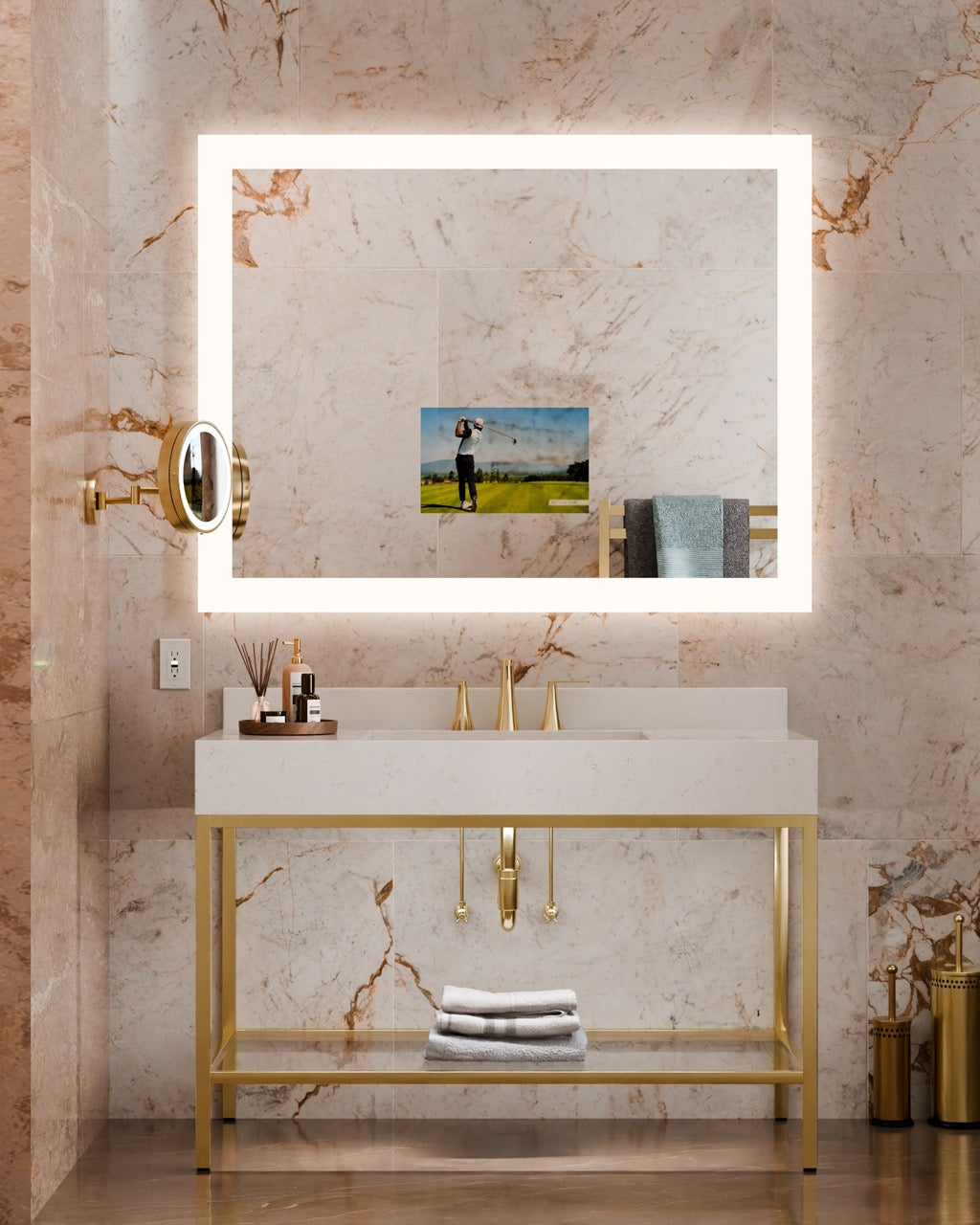 Silhouette™ LED Lighted Mirror TV
