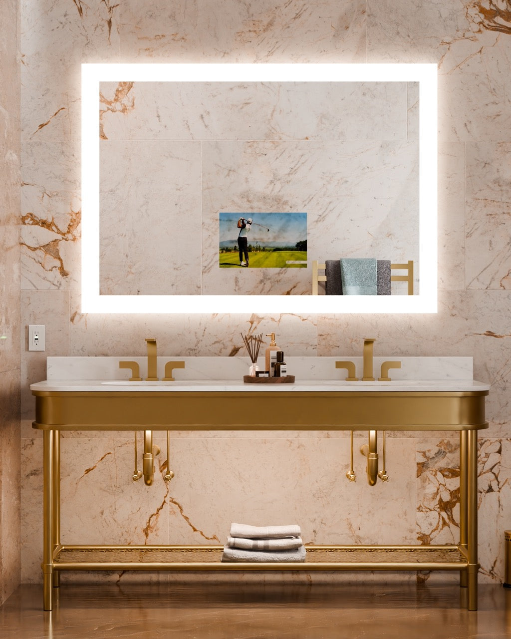 Silhouette™ LED Lighted Mirror TV