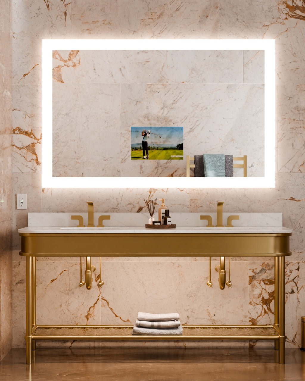Silhouette™ LED Lighted Mirror TV