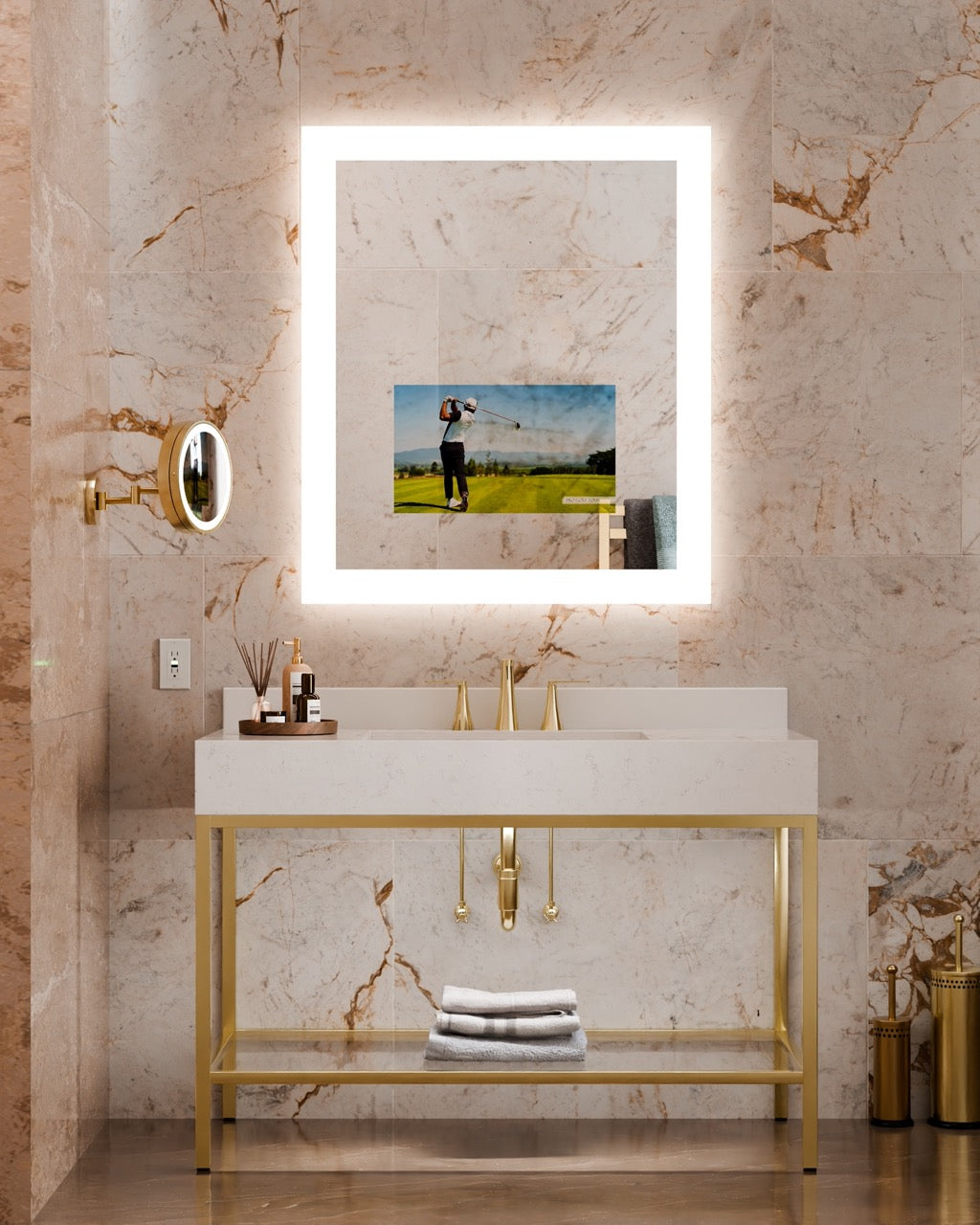 Silhouette™ LED Lighted Mirror TV