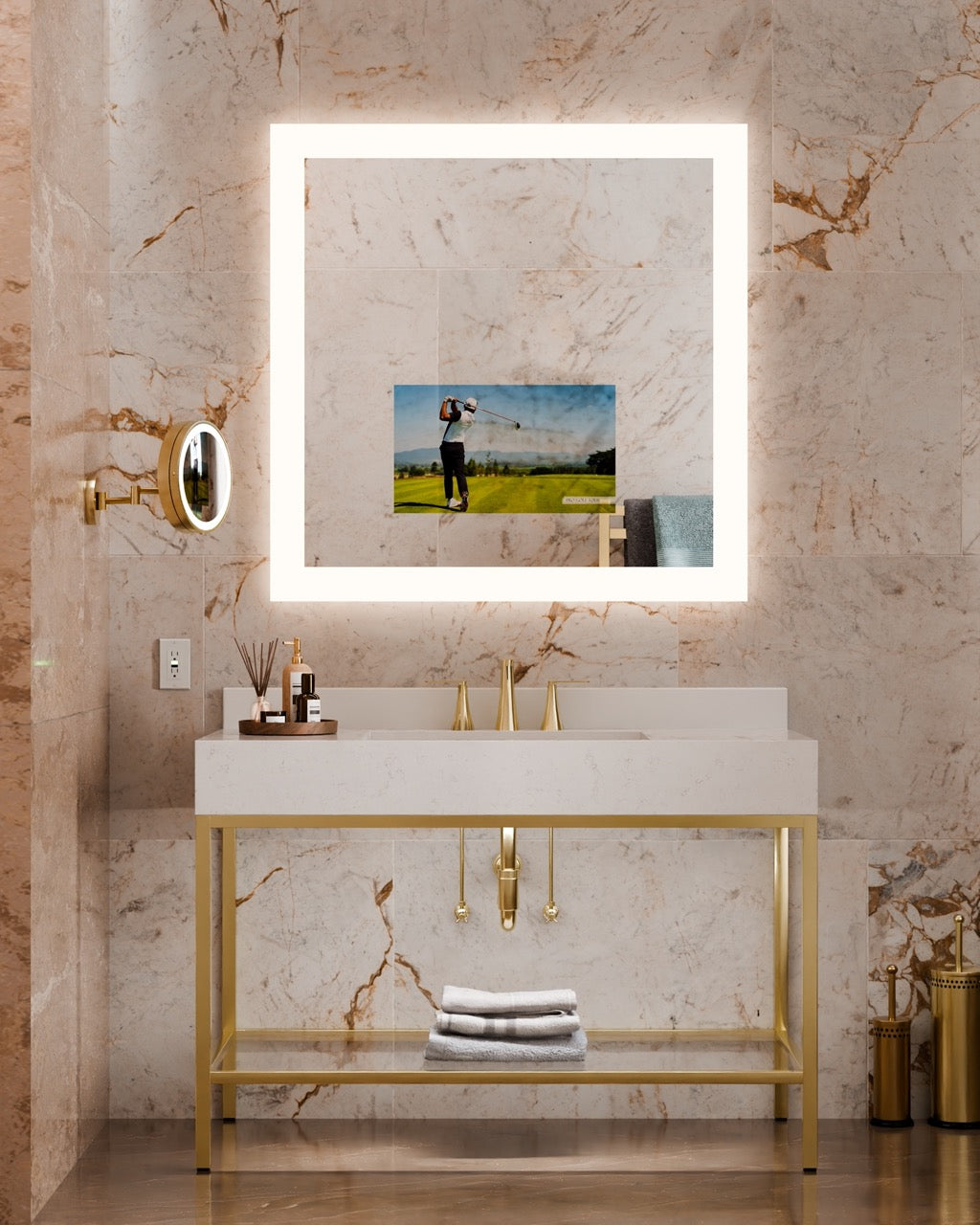 Silhouette™ LED Lighted Mirror TV