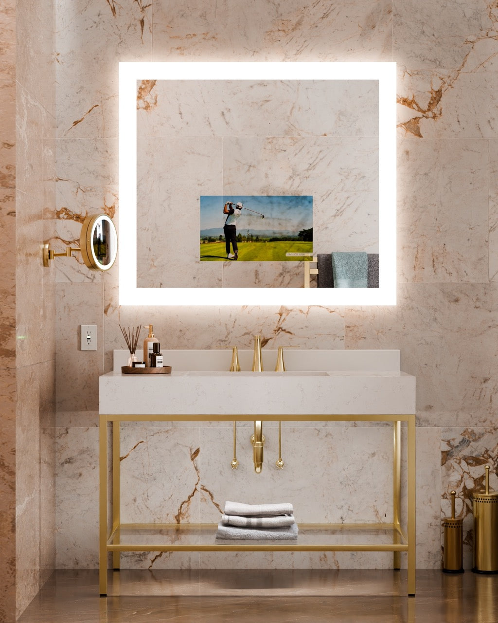Silhouette™ LED Lighted Mirror TV