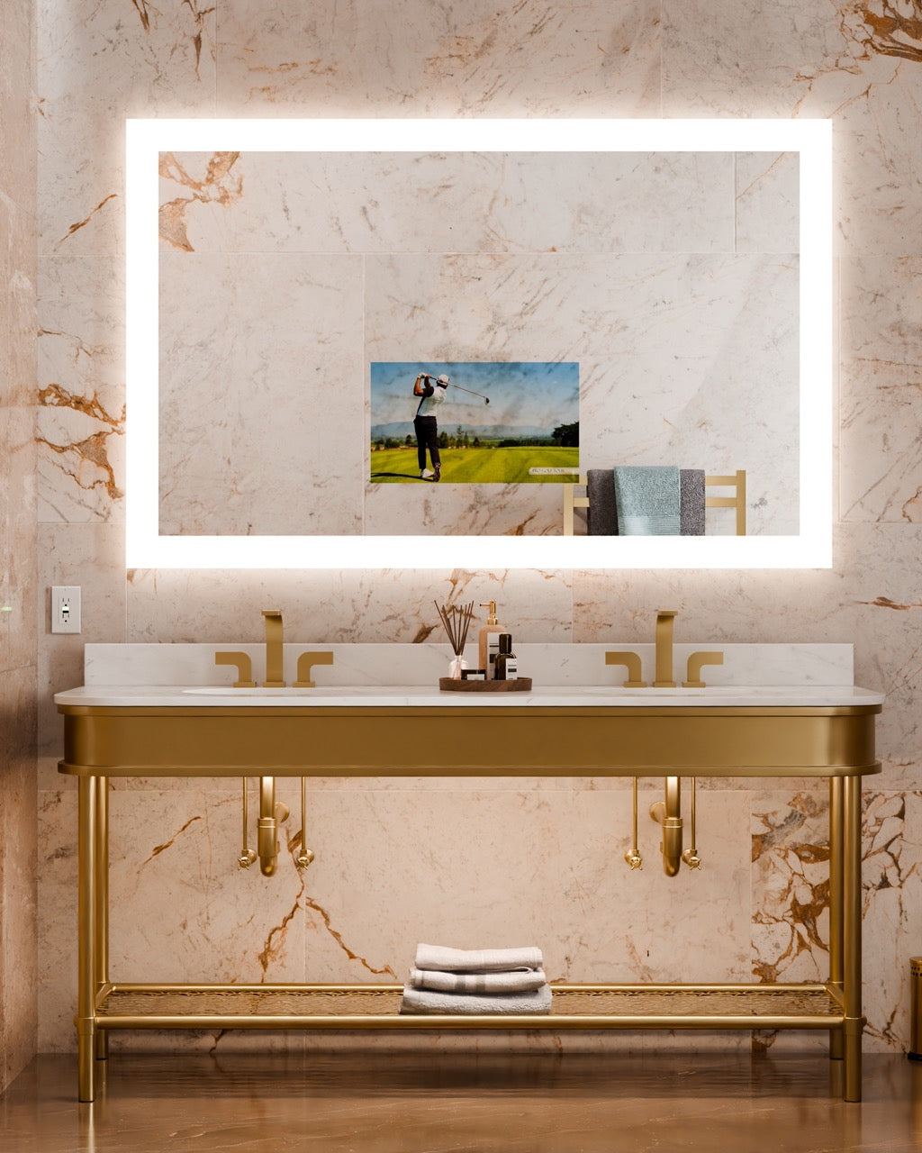 Silhouette™ LED Lighted Mirror TV