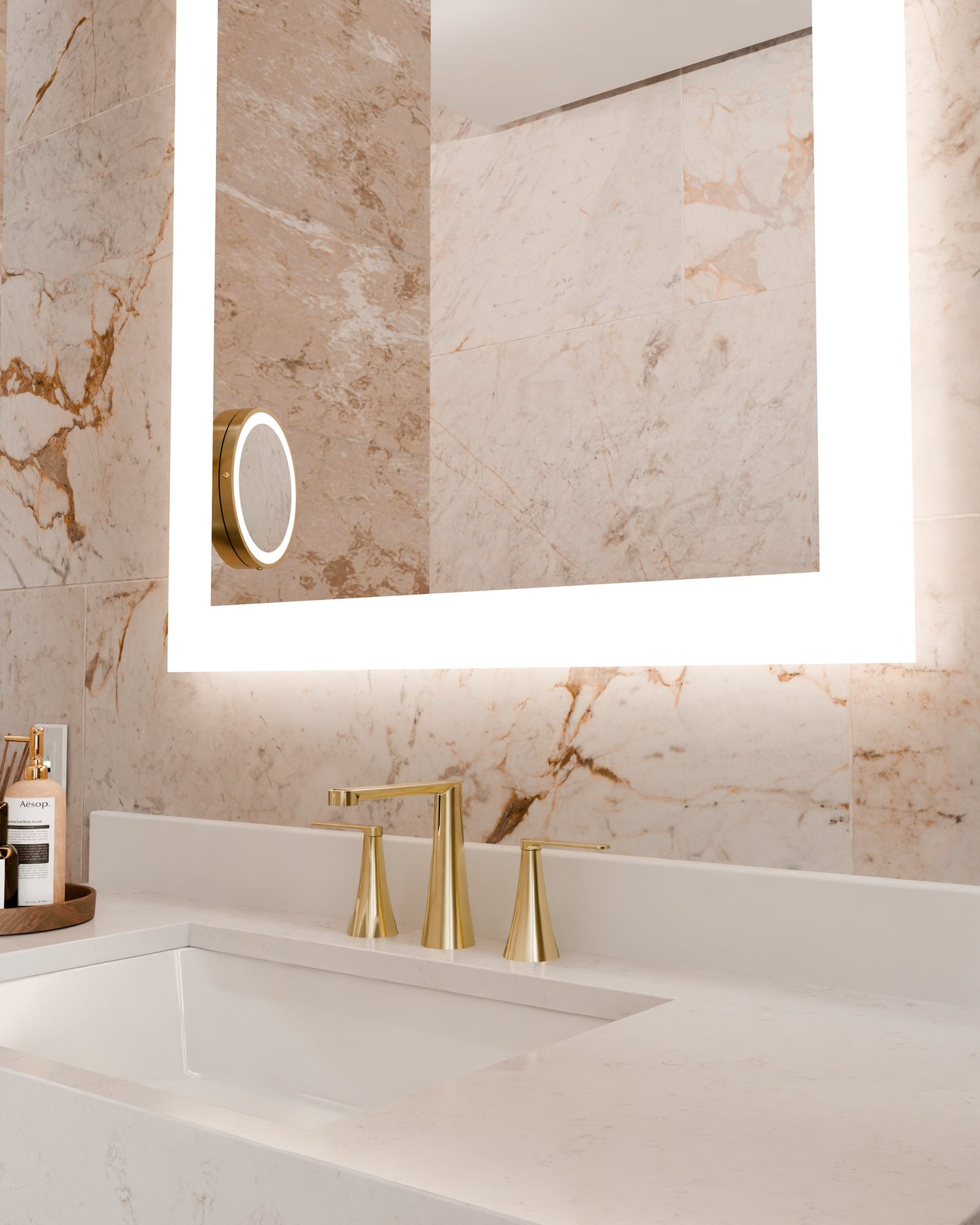 Silhouette™ 36 x 36 x 1.75 LED Lighted Mirror — View 4