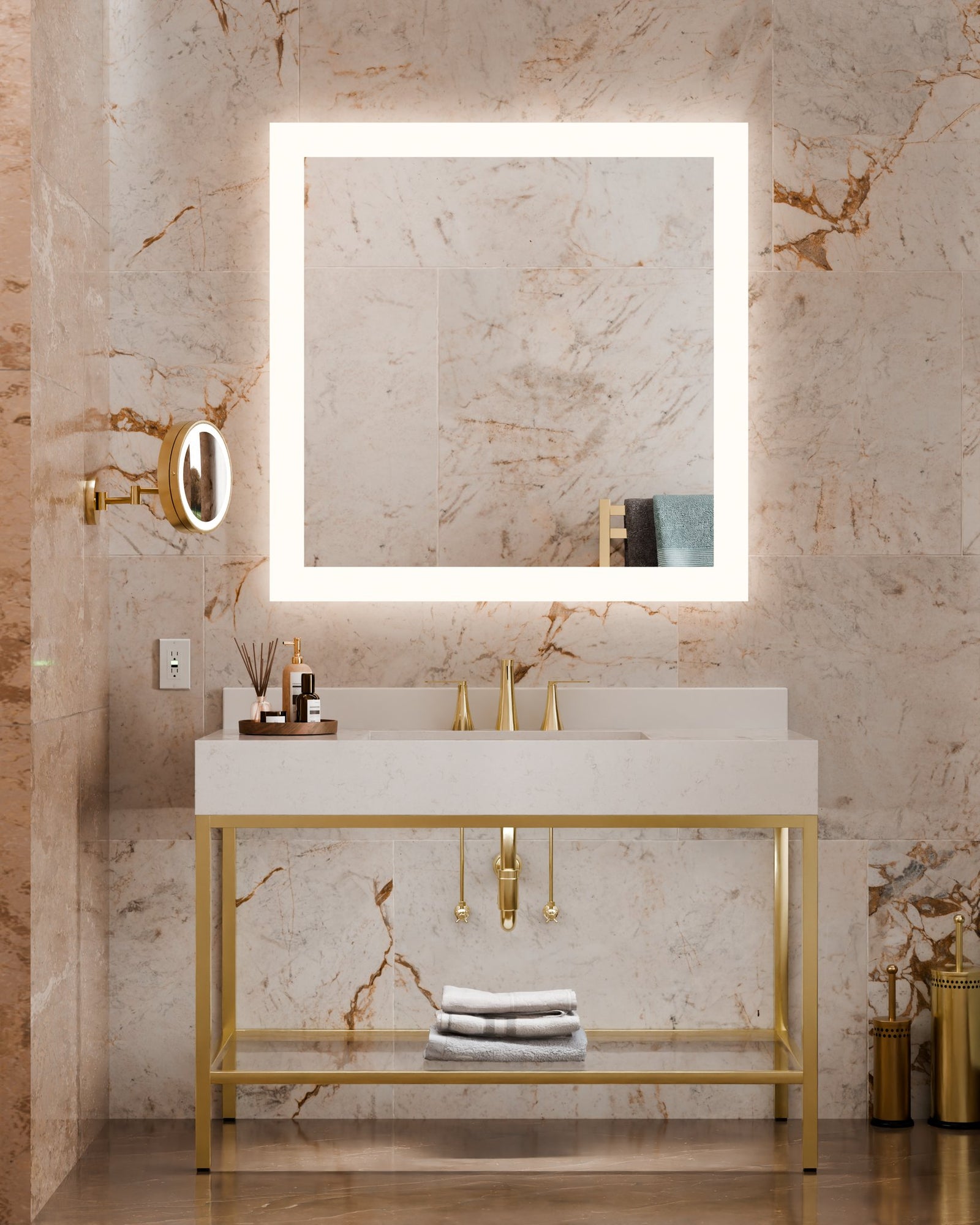 Silhouette™ 42 x 42 x 1.75 LED Lighted Mirror