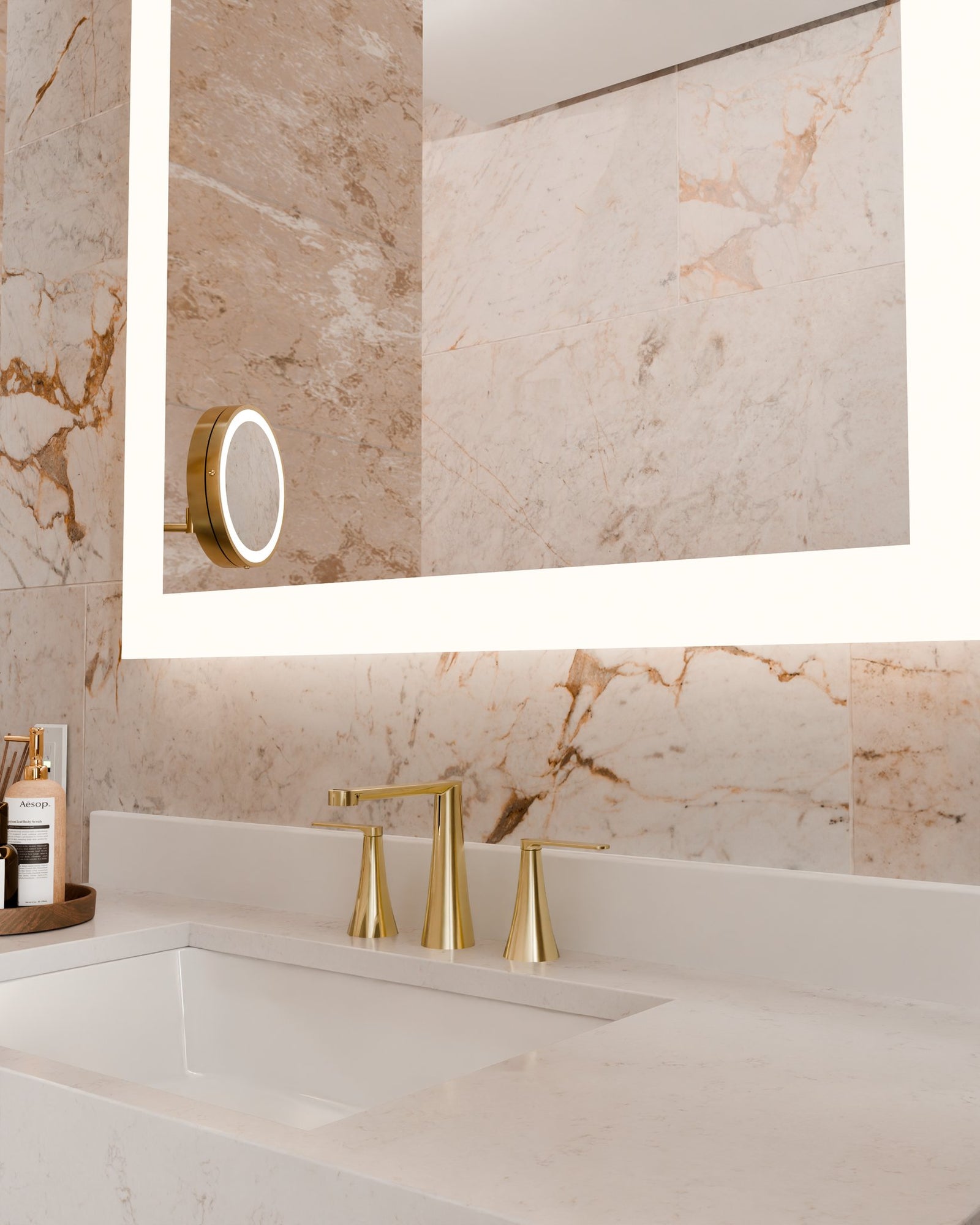 Silhouette™ 42 x 42 x 1.75 LED Lighted Mirror — View 4
