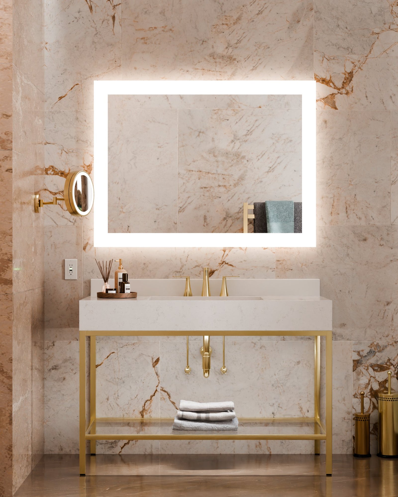 Silhouette™ 48 x 36 x 1.75 LED Lighted Mirror