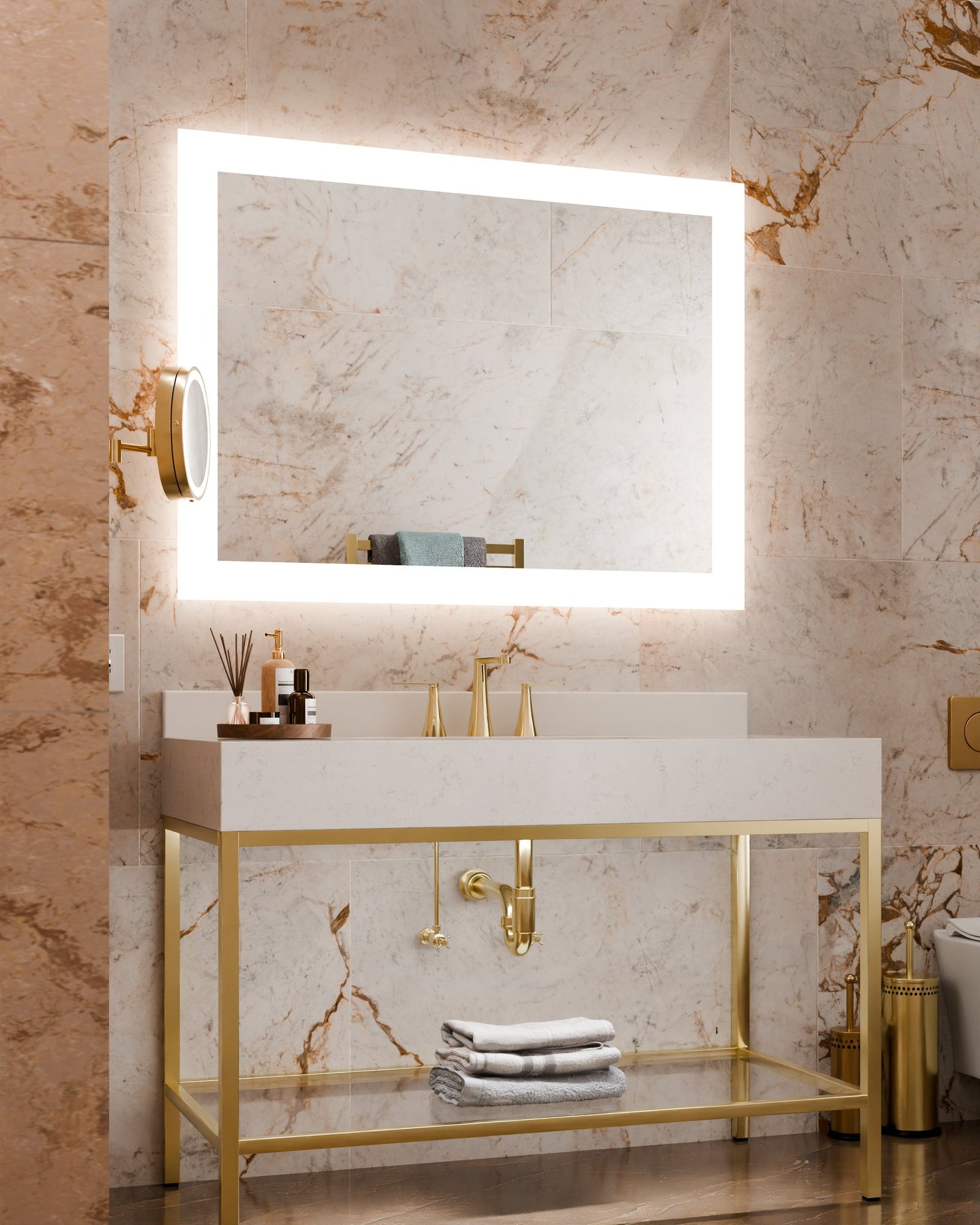 Silhouette™ 48 x 36 x 1.75 LED Lighted Mirror — View 3