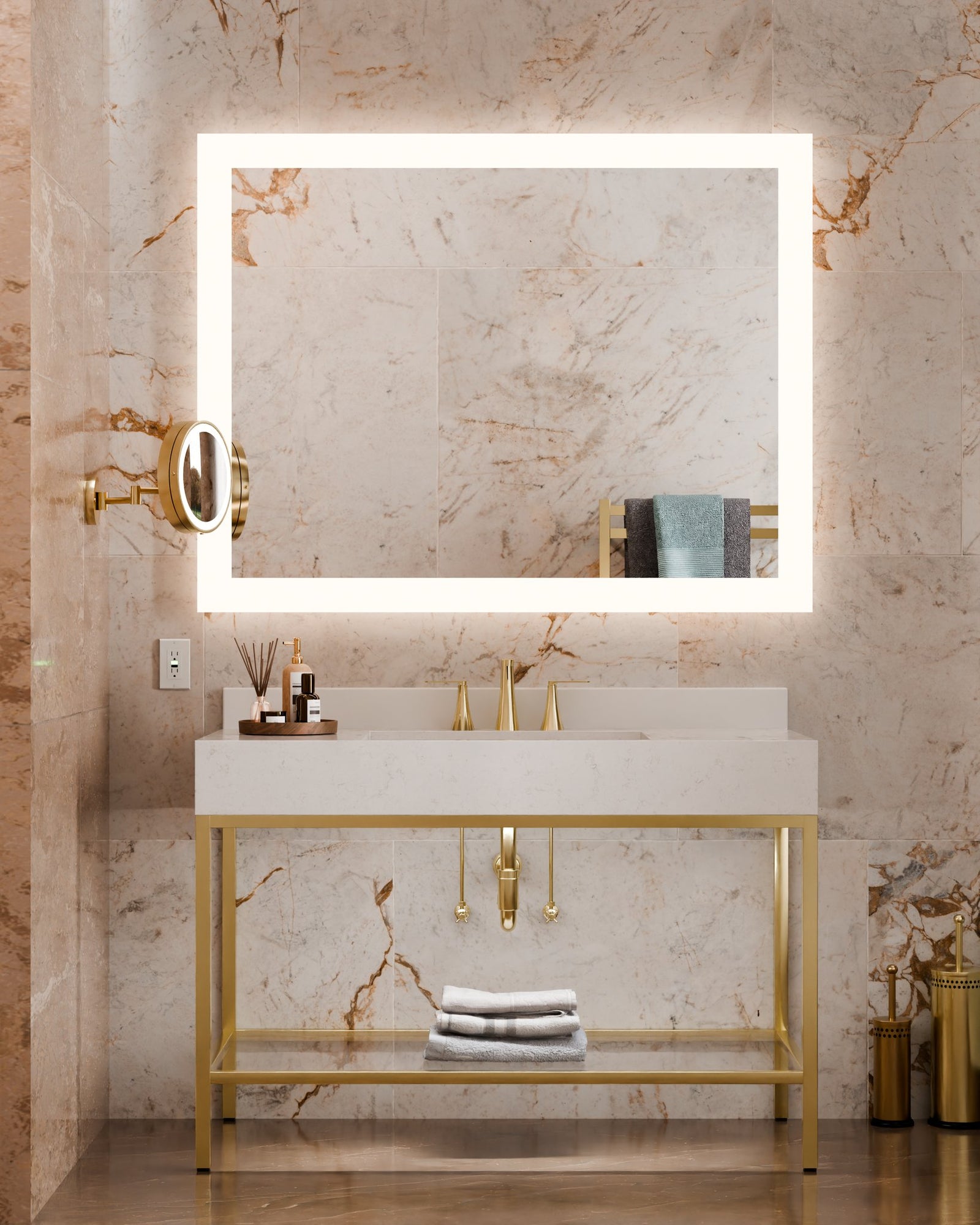 Silhouette™ 54 x 42 x 1.75 LED Lighted Mirror