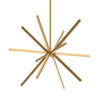 Sirius 48-in Brushed Gold LED Chandeliers