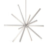 Sirius 48-in Brushed Nickel LED Chandeliers