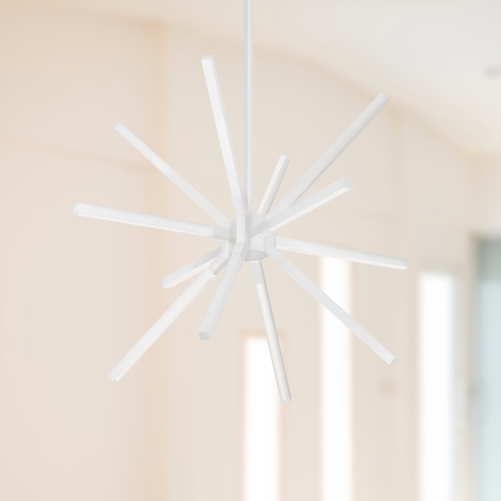 Sirius Minor 20-in White LED Chandeliers