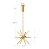 Sirius Minor 20-in Black LED Chandeliers
