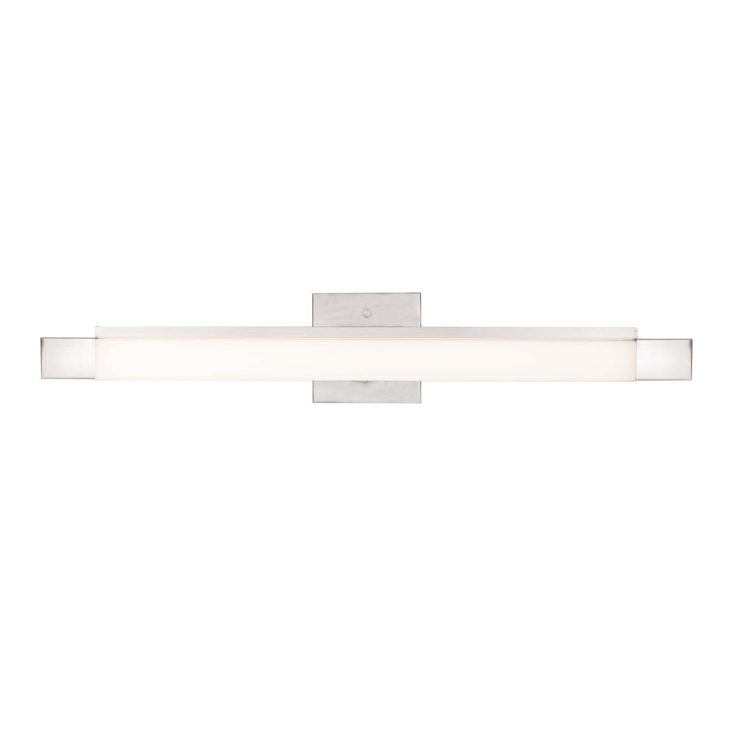 Soho 27-in Brushed Nickel LED Vanity