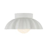 Soleil 10-in Antique White/Opal Glass LED Wall/Vanity Light