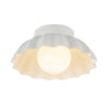 Soleil 10-in Antique White/Opal Glass LED Wall/Vanity Light