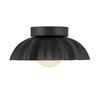 Soleil 10-in Matte Black/Opal Glass LED Wall/Vanity Light