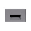 Sonic 3-in Gray LED Exterior Low Voltage Wall/Step Lights