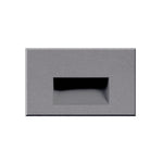 Sonic 3-in Gray LED Exterior Low Voltage Wall/Step Lights