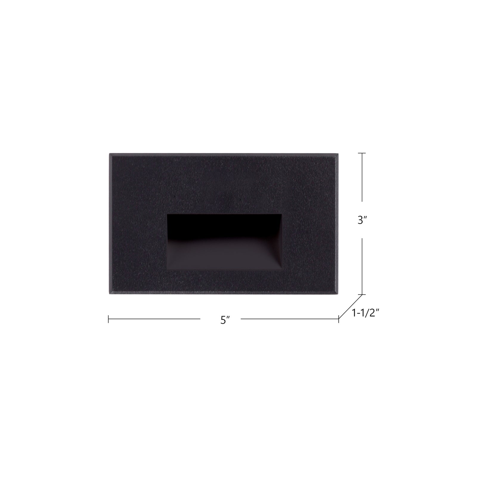 Sonic 3-in Bronze LED Exterior Low Voltage Wall/Step Lights
