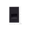 Sonic 5-in Gray LED Exterior Wall/Step Lights