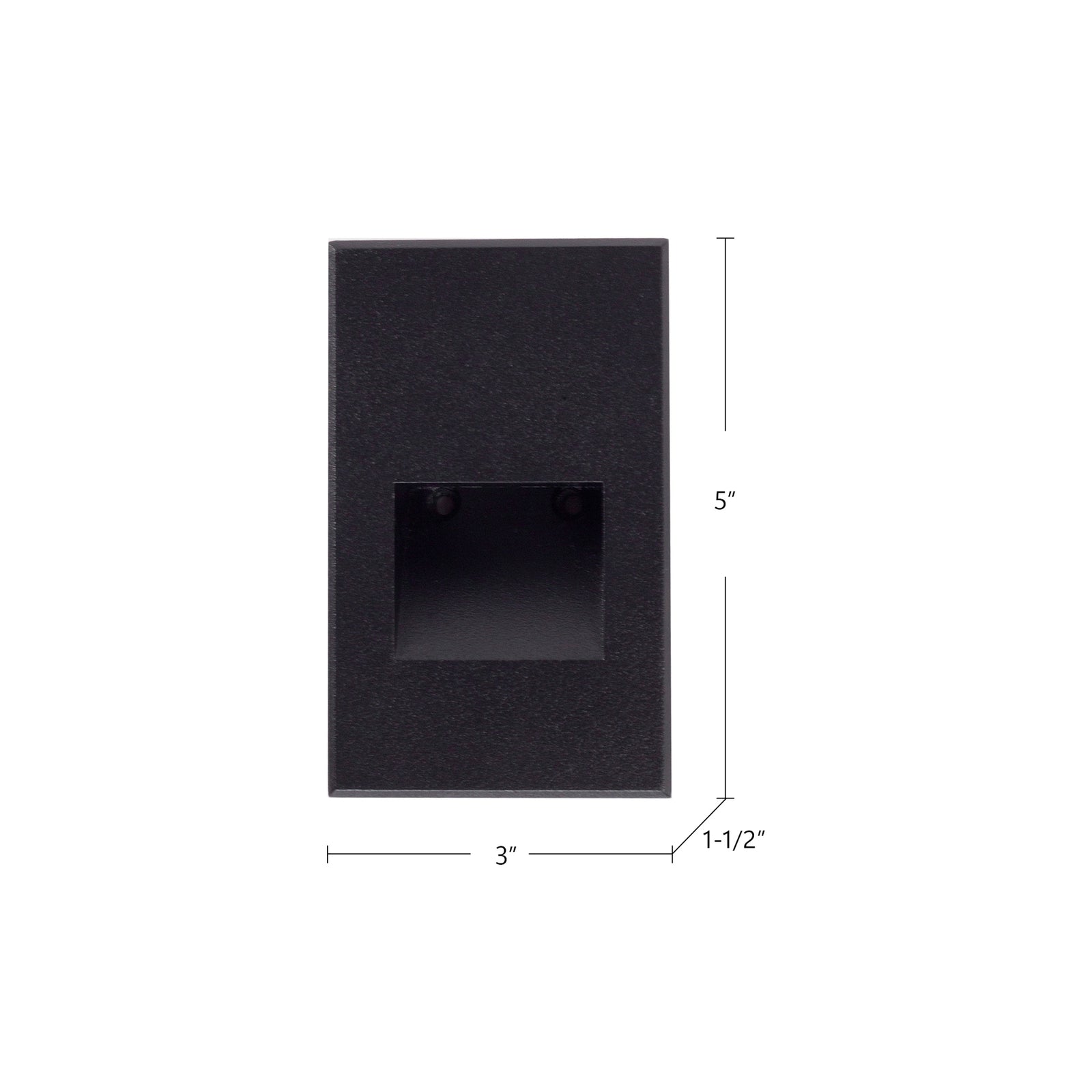 Sonic 5-in Gray LED Exterior Wall/Step Lights
