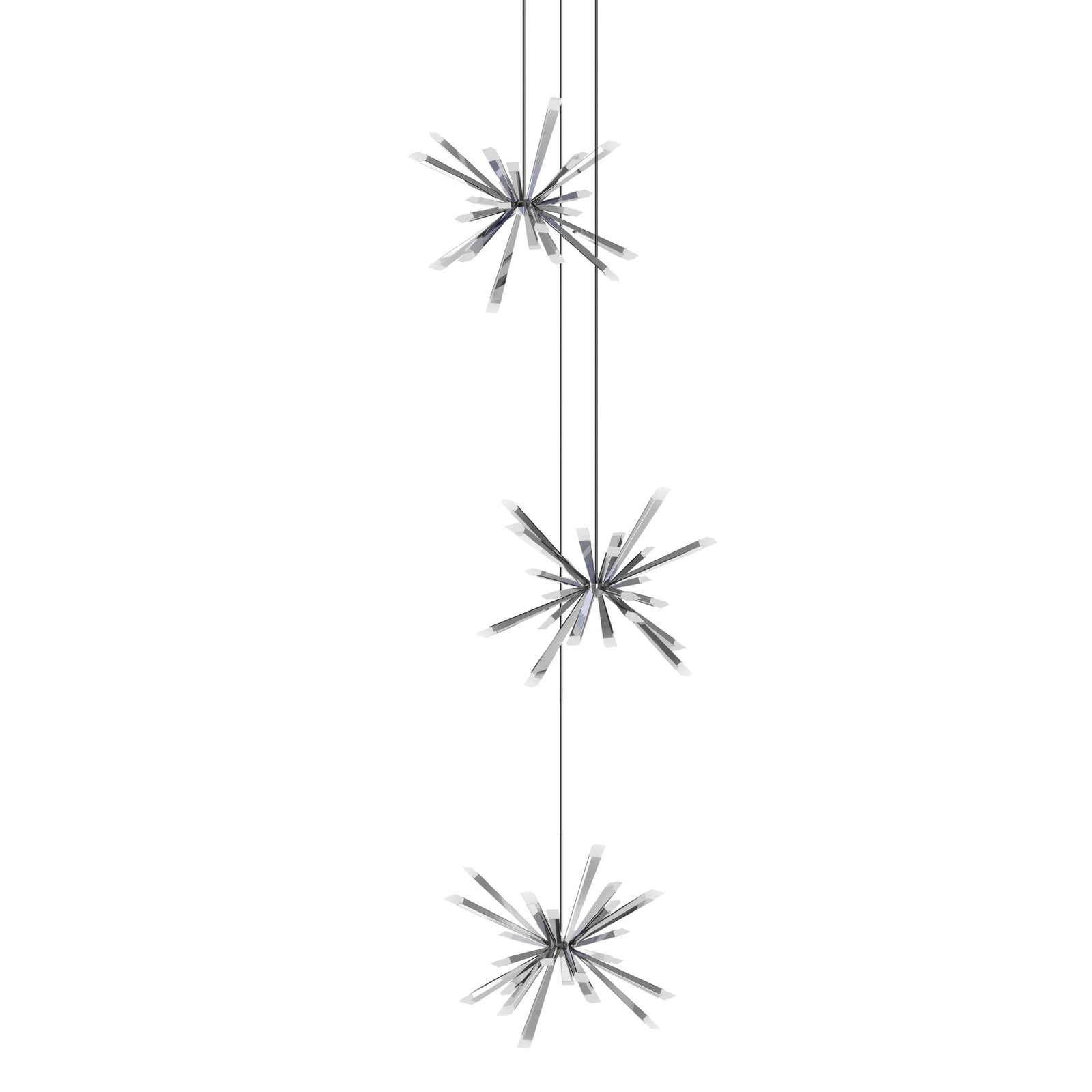 Starburst Triple 29" Starburst - Polished Chrome
