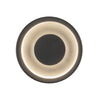 Stephord 4-in Black/Frosted Glass LED Wall Sconce