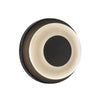 Stephord 4-in Black/Frosted Glass LED Wall Sconce