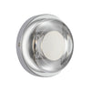 Stephord 4-in Chrome/Clear Glass LED Wall Sconce