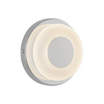 Stephord 4-in Chrome/Frosted Glass LED Wall Sconce