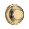 Stephord 4-in Metallic Brass/Clear Glass LED Wall Sconce