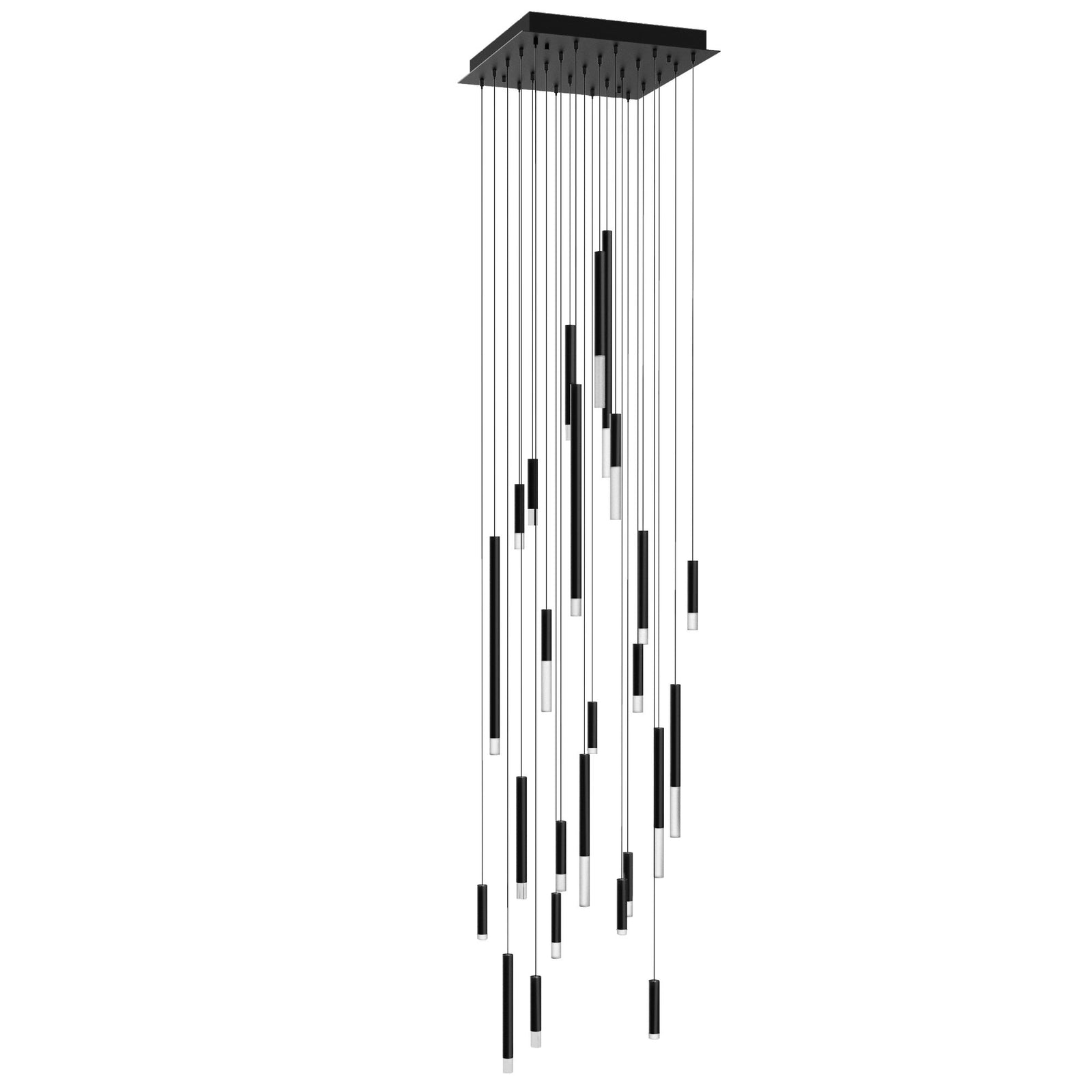 Steelos 48" Multi-Light Pendant - Matte Black