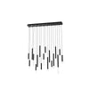 Steelos 38" Rectangular Multi-Light Pendant - Matte Black