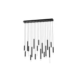 Steelos 38" Rectangular Multi-Light Pendant - Matte Black