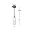 Stylo 4-in Brushed Nickel LED Pendant