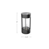 Suara 10-in Black LED Exterior Portable Lamp