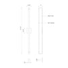 Swivel 48-in Brushed Nickel LED Wall Sconce