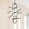 Synergy 41-in Black LED Chandeliers