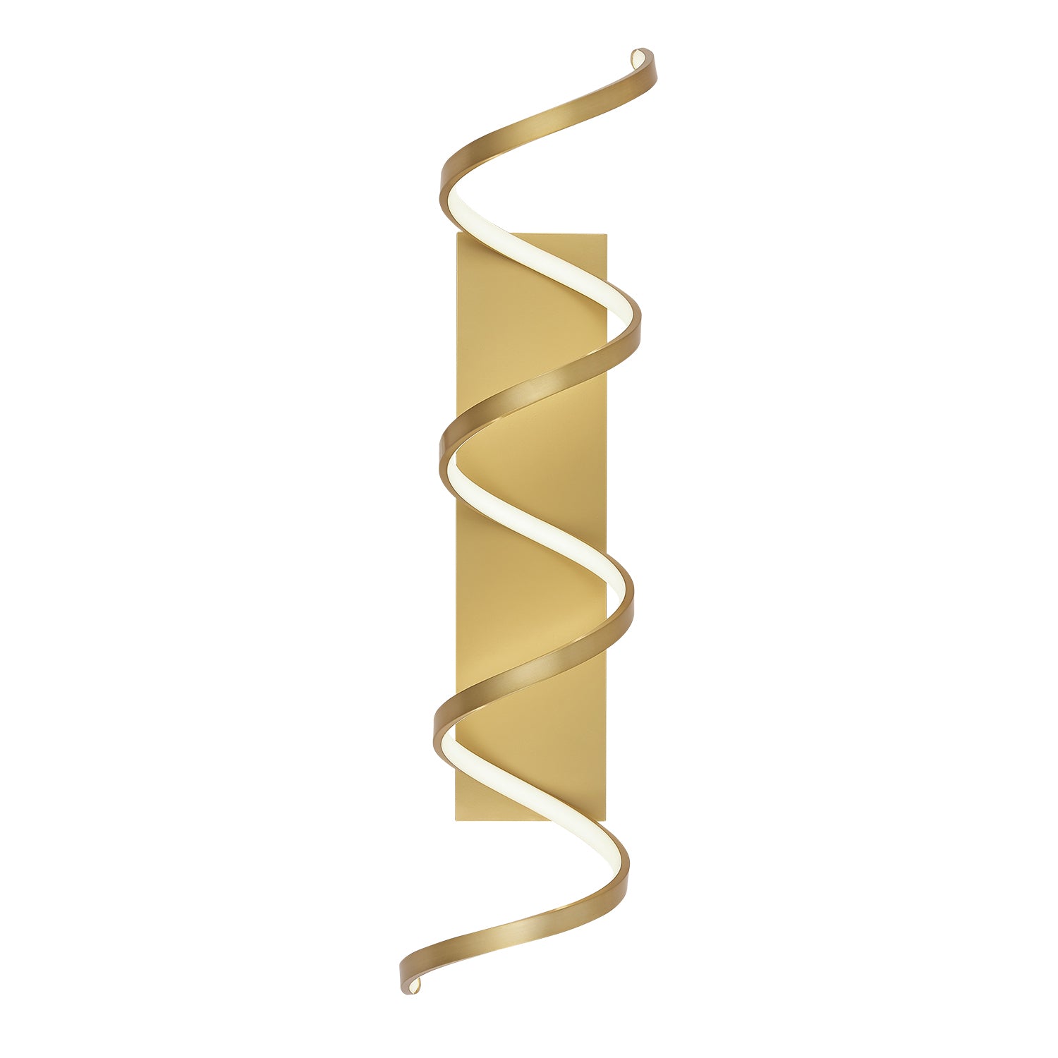 Synergy 36-in Antique Brass LED Wall Sconce