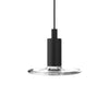 Saucer Light Guide Pendant - Matte Black Socket - SP2