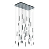 Steelos 48" Multi-Light Pendant - Polished Chrome