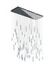 Steelos 38" Rectangular Multi-Light Pendant - Matte Black