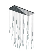 Steelos 38" Rectangular Multi-Light Pendant - Matte Black