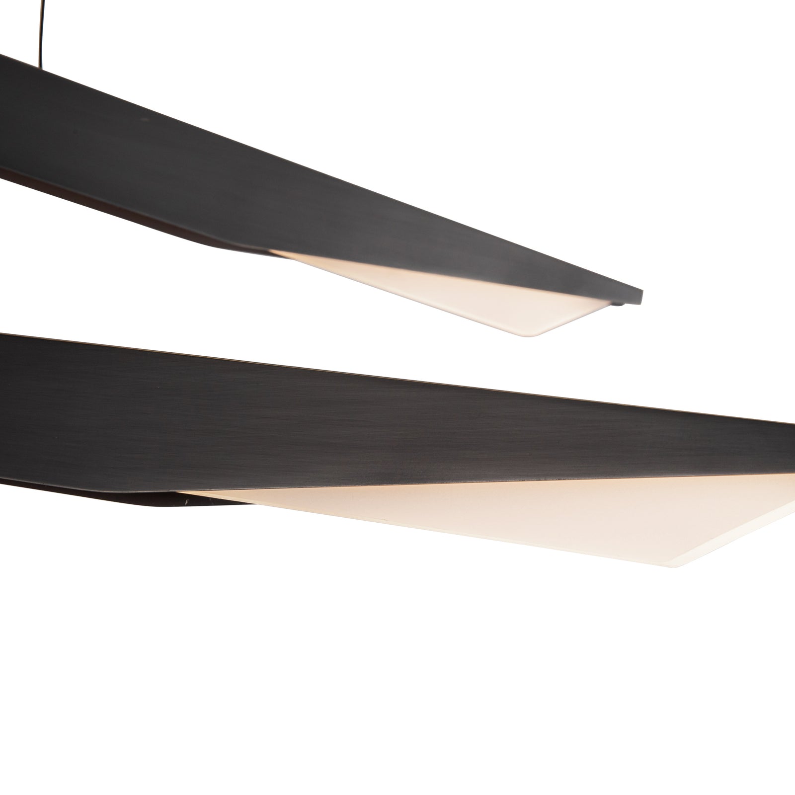 Tachi 42-in Urban Bronze LED Chandelier