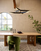 Tachi 42-in Urban Bronze LED Chandelier